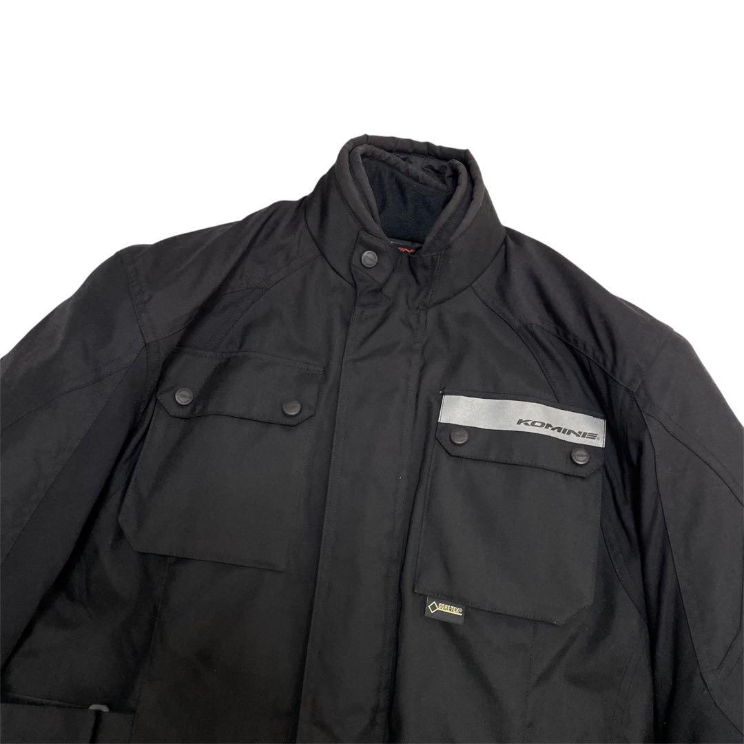 美品✨コミネ 防水ライディングジャケット 黒 ゴアテックス ウィンタージャケット