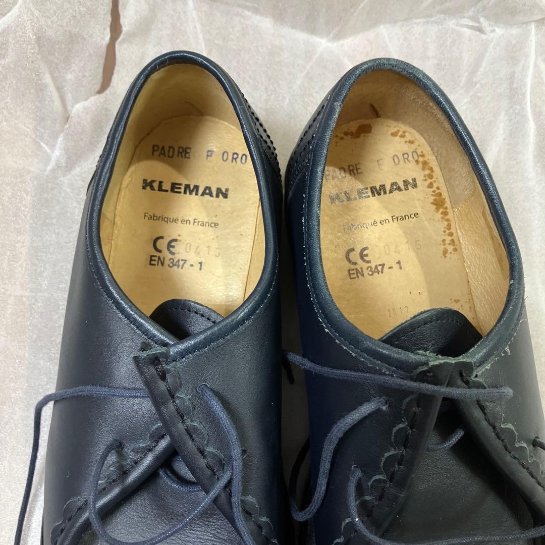 j*z様 KLEMAN ネイビー モカシン