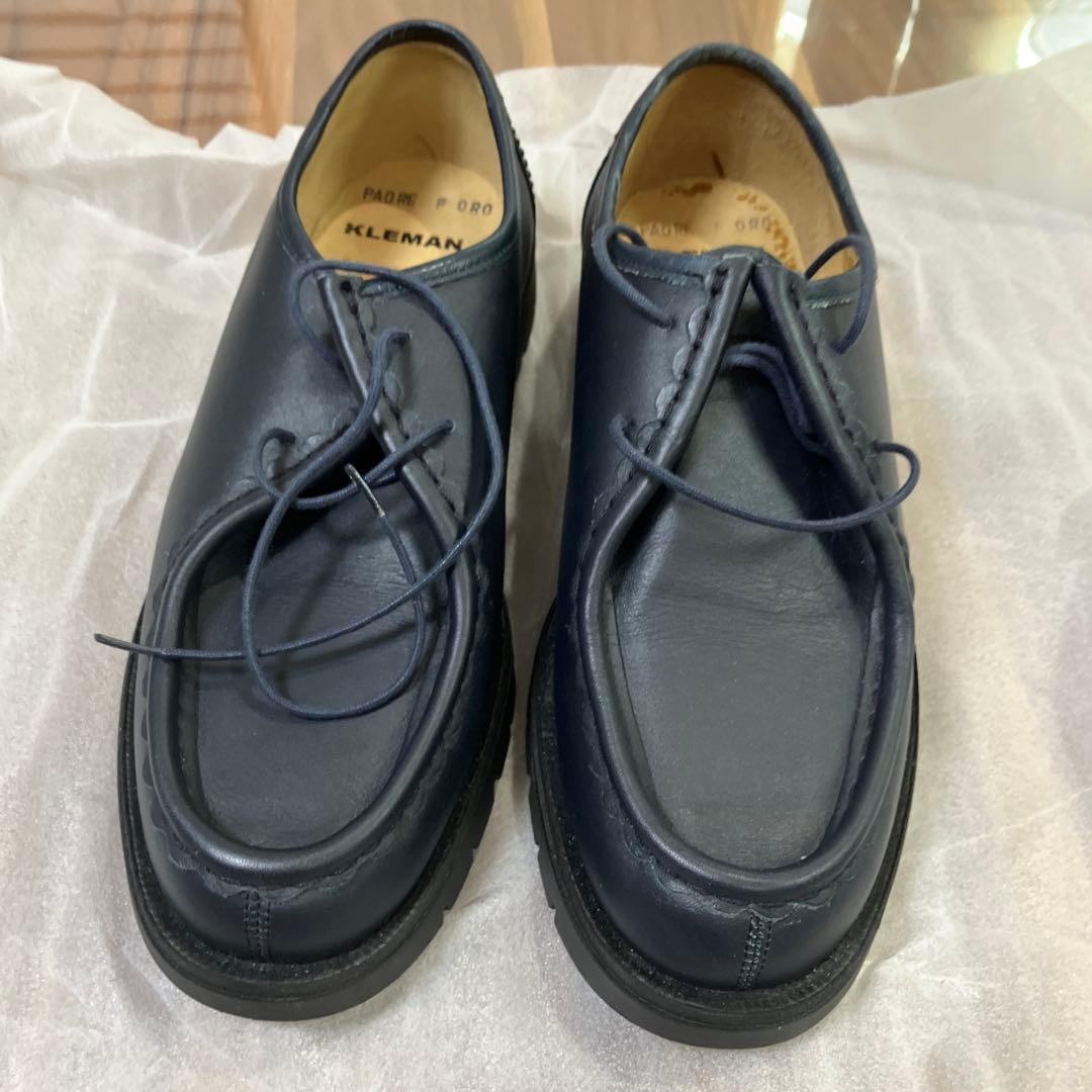 j*z様 KLEMAN ネイビー モカシン