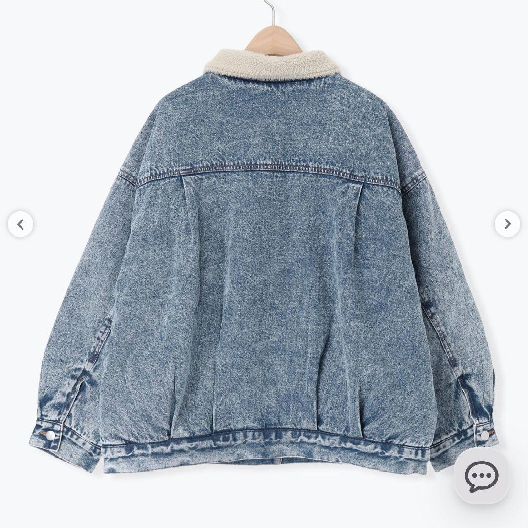 デニムボアジャケット　ボアジャケット　デニムジャケット　デニムボア