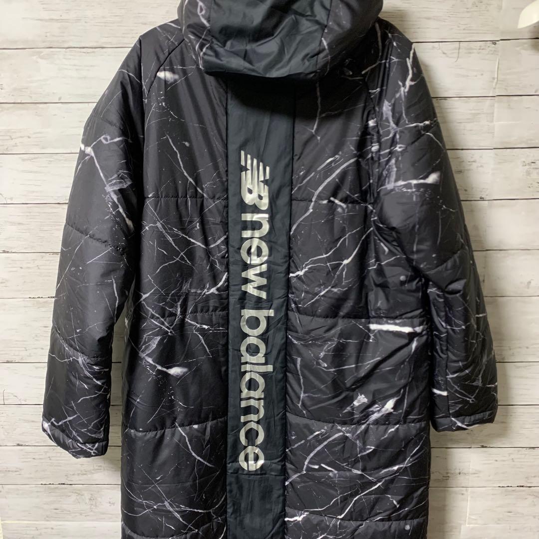 New Balance ニューバランス マーブル模様 ベンチコート L