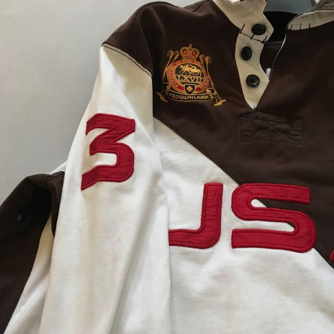 POLO Ralph Lauren ビッグポニー USA 長袖 ラガーシャツ