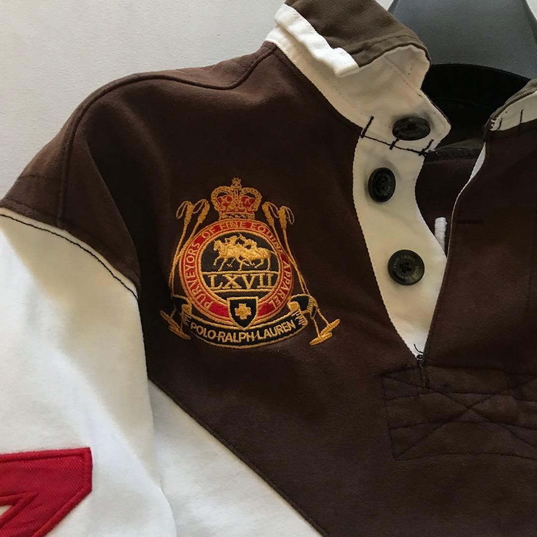 POLO Ralph Lauren ビッグポニー USA 長袖 ラガーシャツ