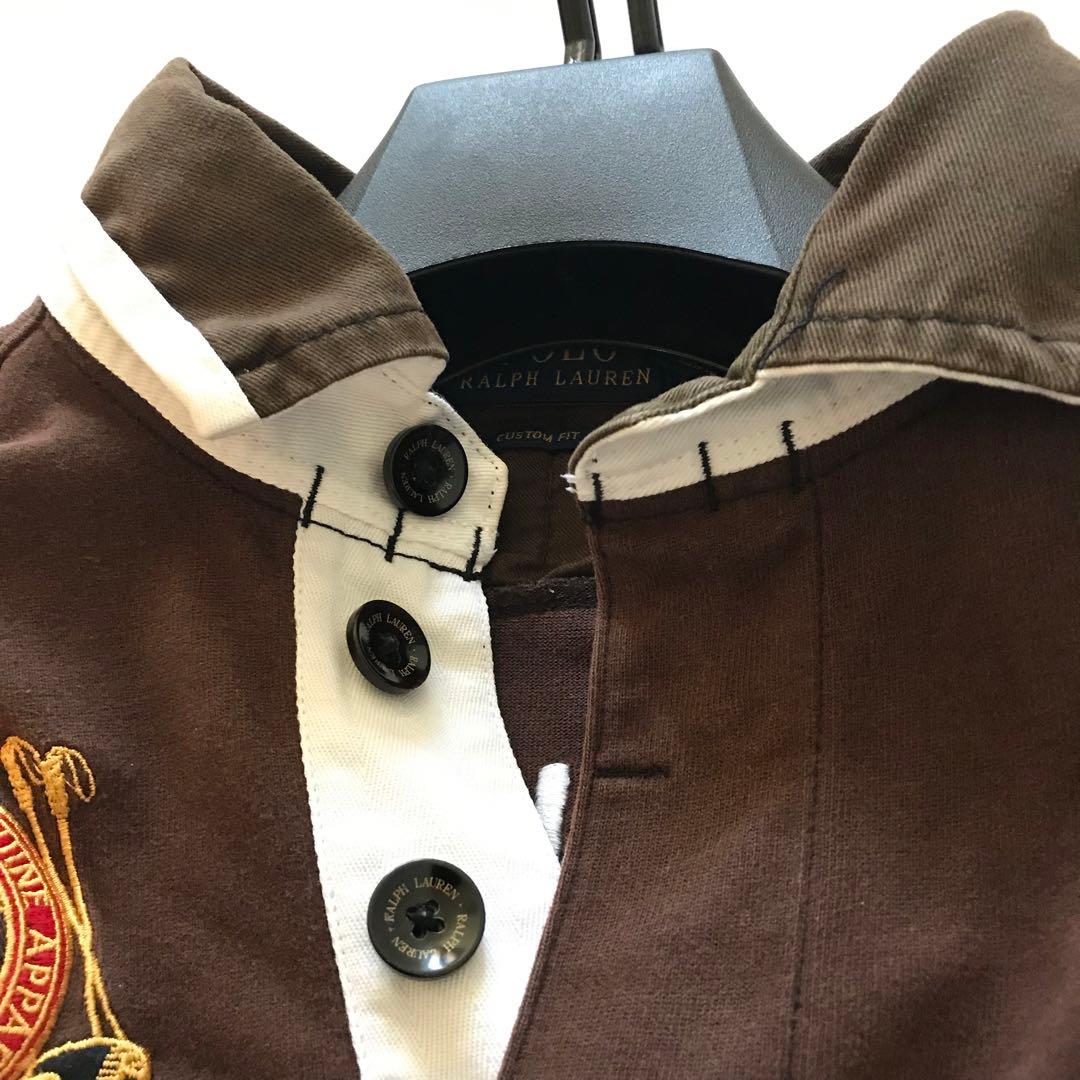 POLO Ralph Lauren ビッグポニー USA 長袖 ラガーシャツ