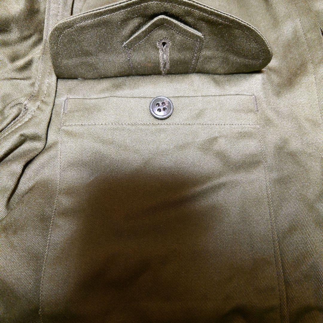 極美品・希少★陸上自衛隊 65式作業服 官給品 1982年製　ミリタリー