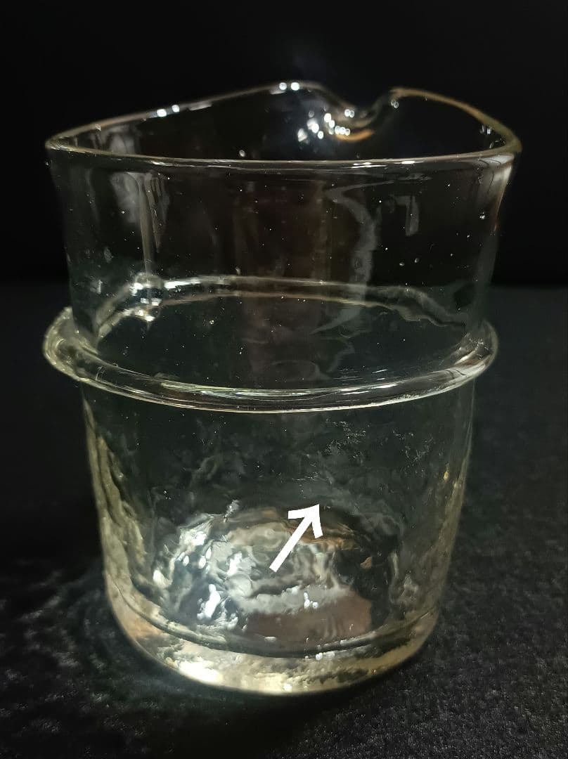 横山秀樹 小谷眞三 手吹きガラス 酒器 片口