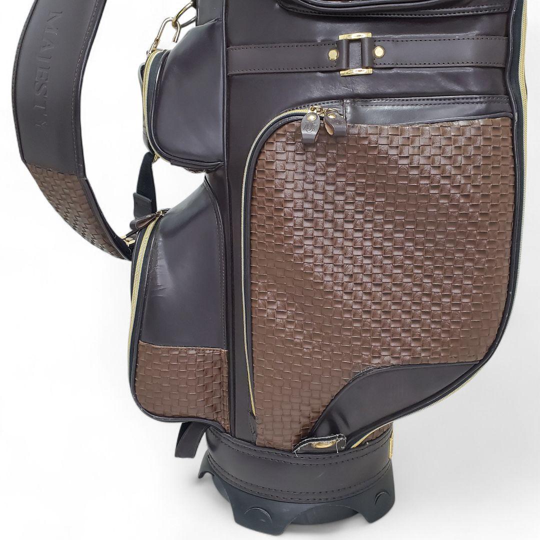 希少 MAJESTY キャディバッグ レザー