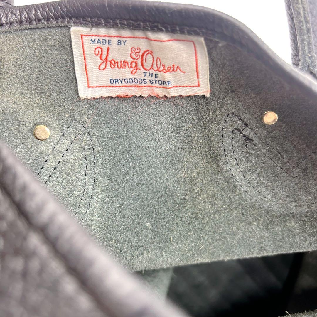 ✨美品 YOUNG&OLSEN EMBOSSED LEATHER TOTE M