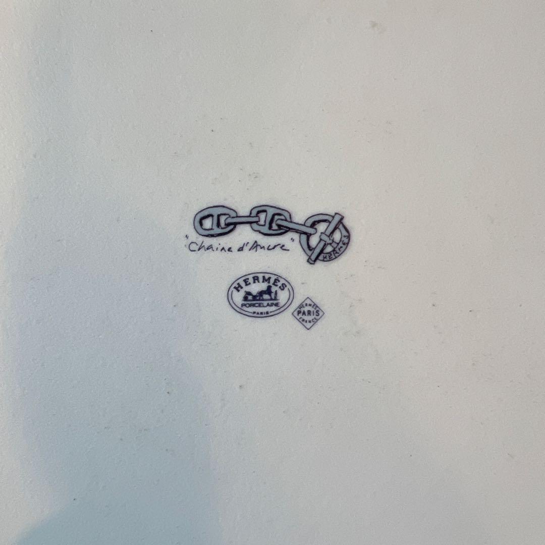 HERMES　エルメス　シェーヌダンクル　スクエアプレート