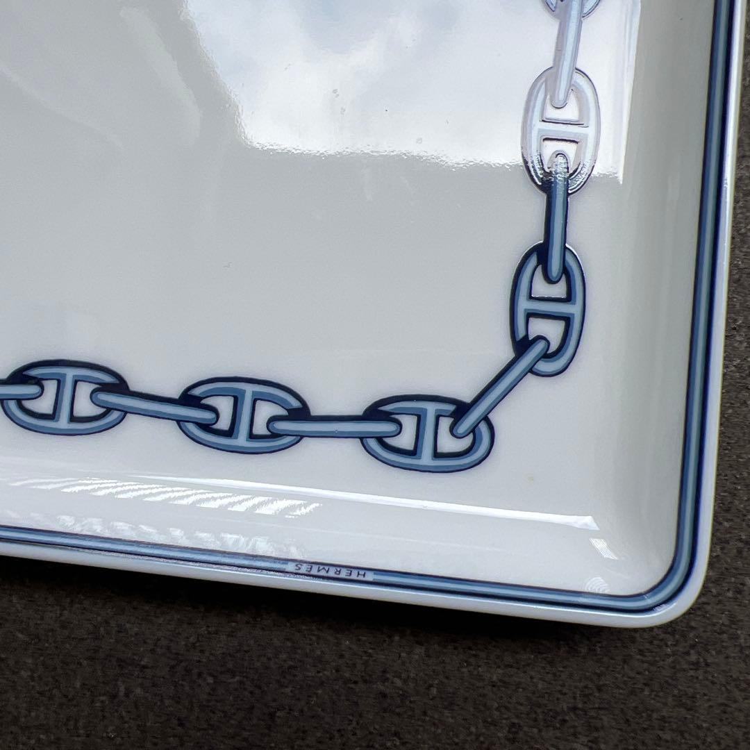 HERMES　エルメス　シェーヌダンクル　スクエアプレート