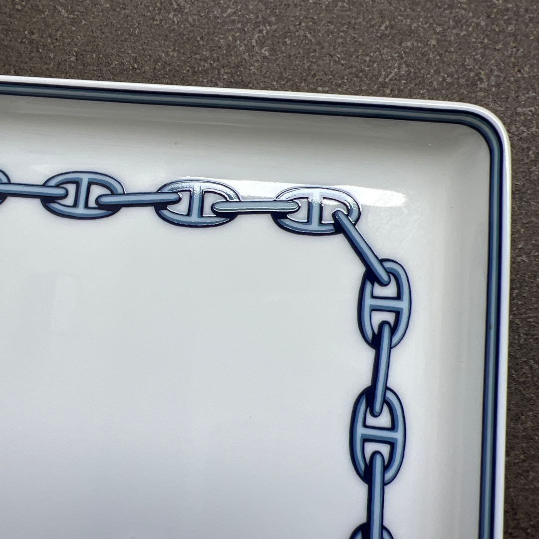 HERMES　エルメス　シェーヌダンクル　スクエアプレート