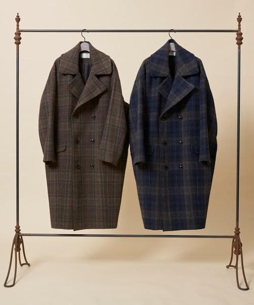 ジャケット・アウター TROVE ''RUUTUKA LONG COAT''