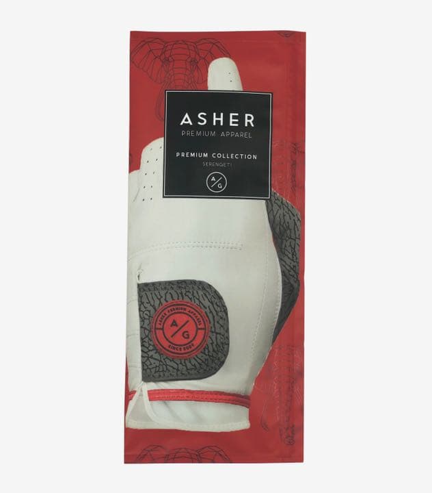 Asher Golf グローブ エレファント柄 白 ML JORDAN NIKE