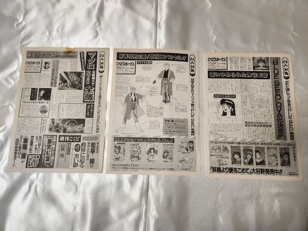 BLUE SEED　ブルーシード　VHS　ビデオテープ　おまけ付き　①