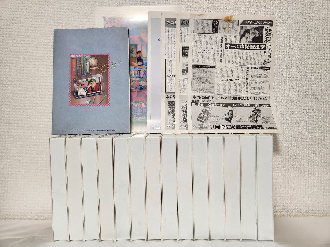 BLUE SEED　ブルーシード　VHS　ビデオテープ　おまけ付き　①