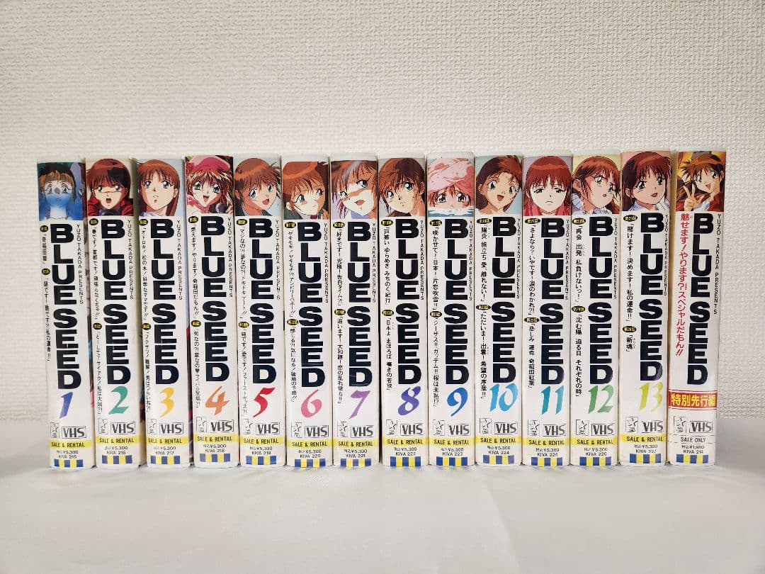 BLUE SEED　ブルーシード　VHS　ビデオテープ　おまけ付き　①