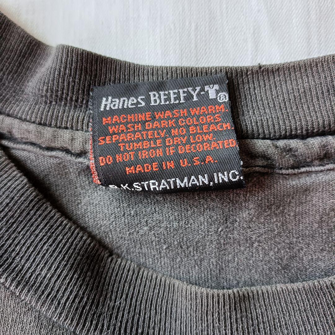 ハーレーダビッドソン　 アメリカン製古着　両面プリント　フェード