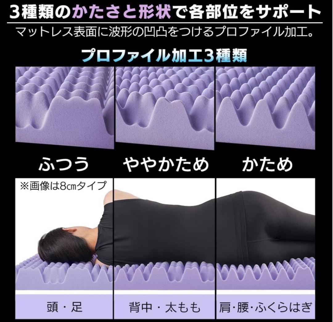 未使用品！セブンフィットマットレス ダブルサイズ 8cm厚