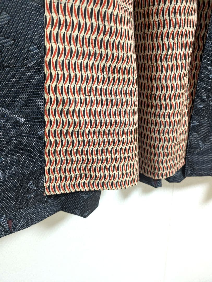 ロングコート　 着物リメイク