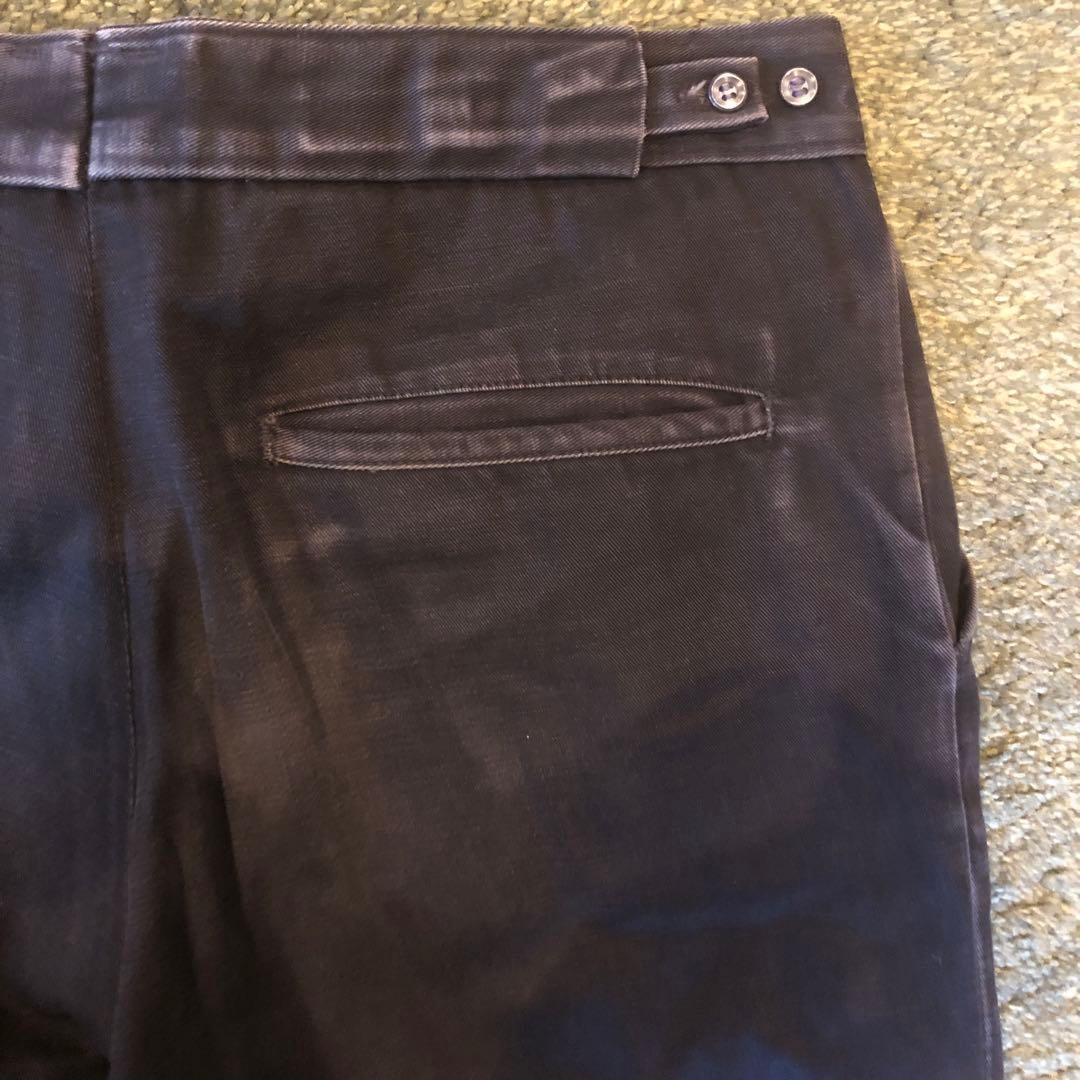 60s マックイーンパンツ フリスコ ブラック コットンチノ スタプレ