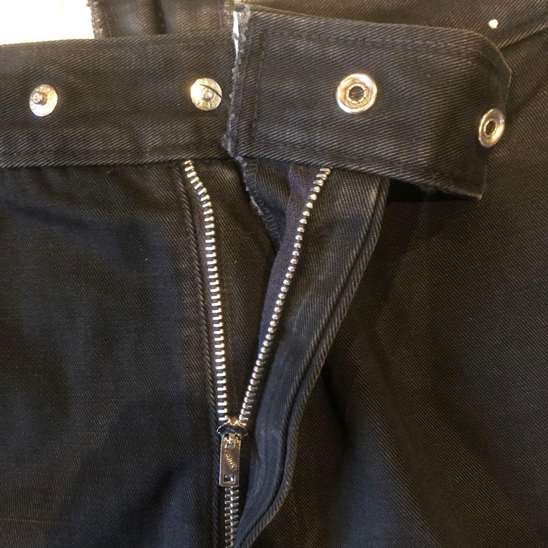 60s マックイーンパンツ フリスコ ブラック コットンチノ スタプレ