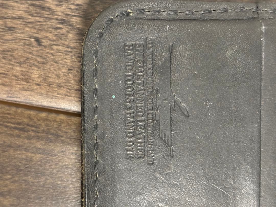 funny 手染め　ビクターコンチョ ウォレットチェーン 赤黒