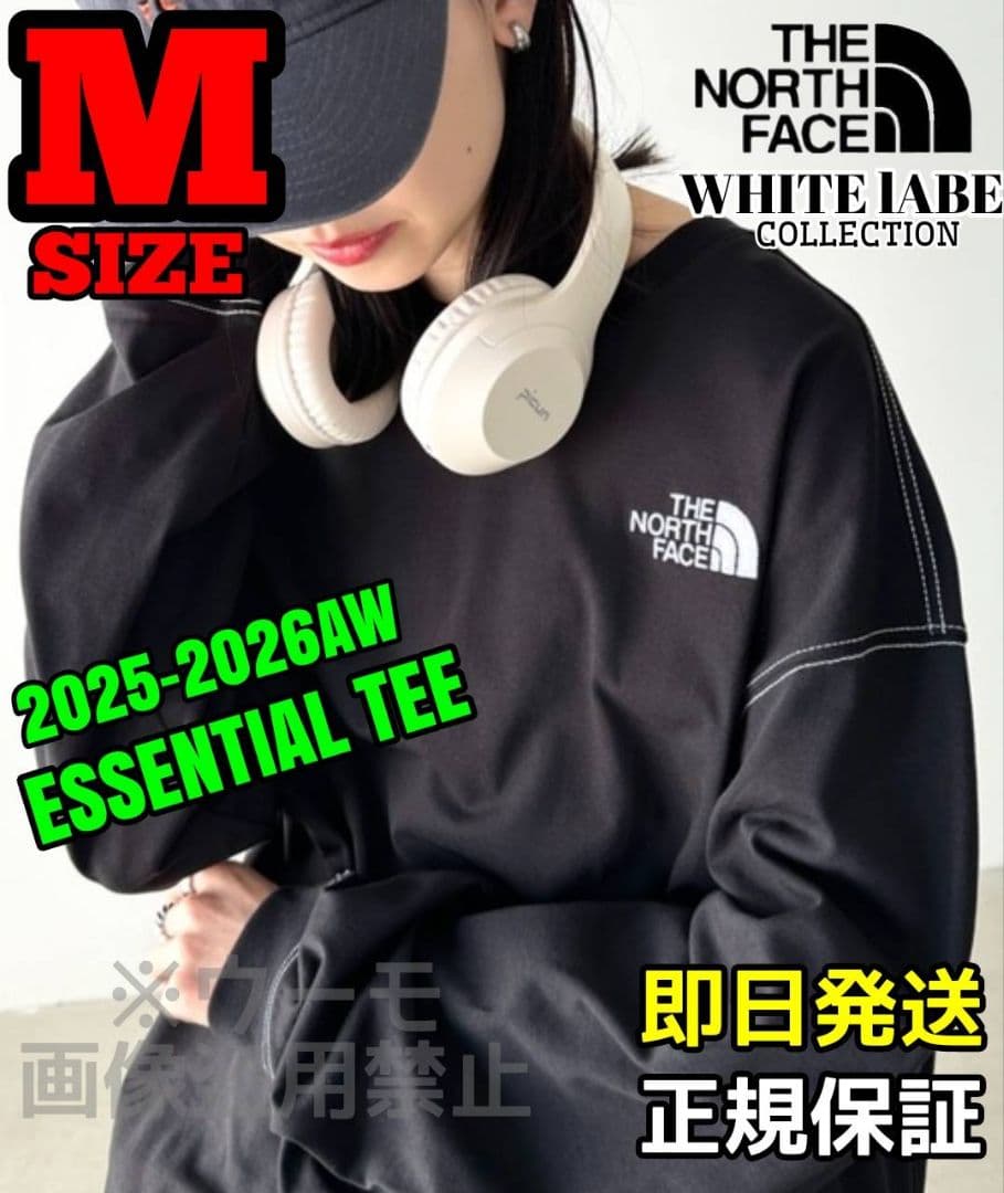 韓国限定 THE NORTH FACE ESSENTIAL TEE Mサイズ 黒
