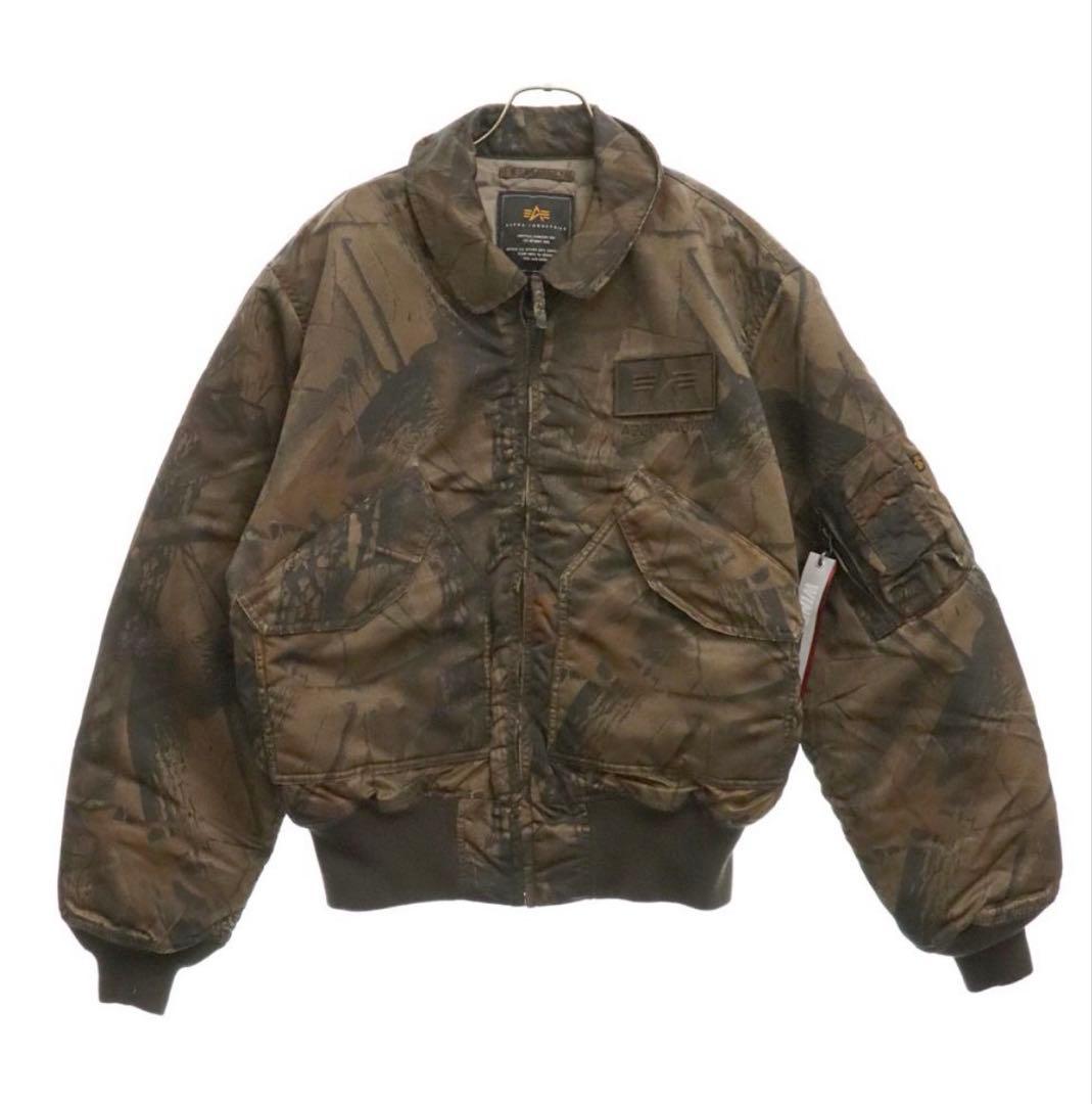 WIND AND SEA(ウィンダンシー) フライトジャケット カモフラ総柄