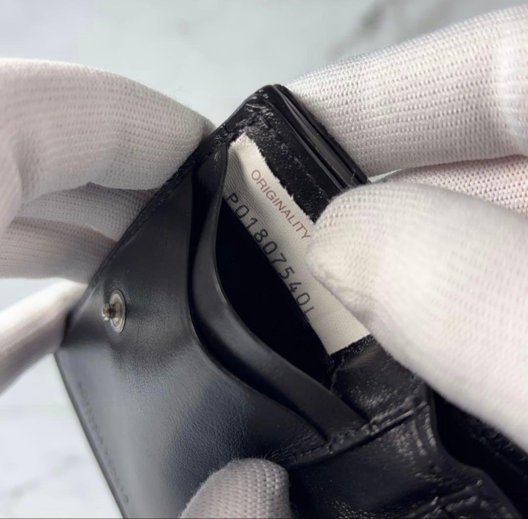 BOTTEGA VENETA ブラック 三つ折り財布