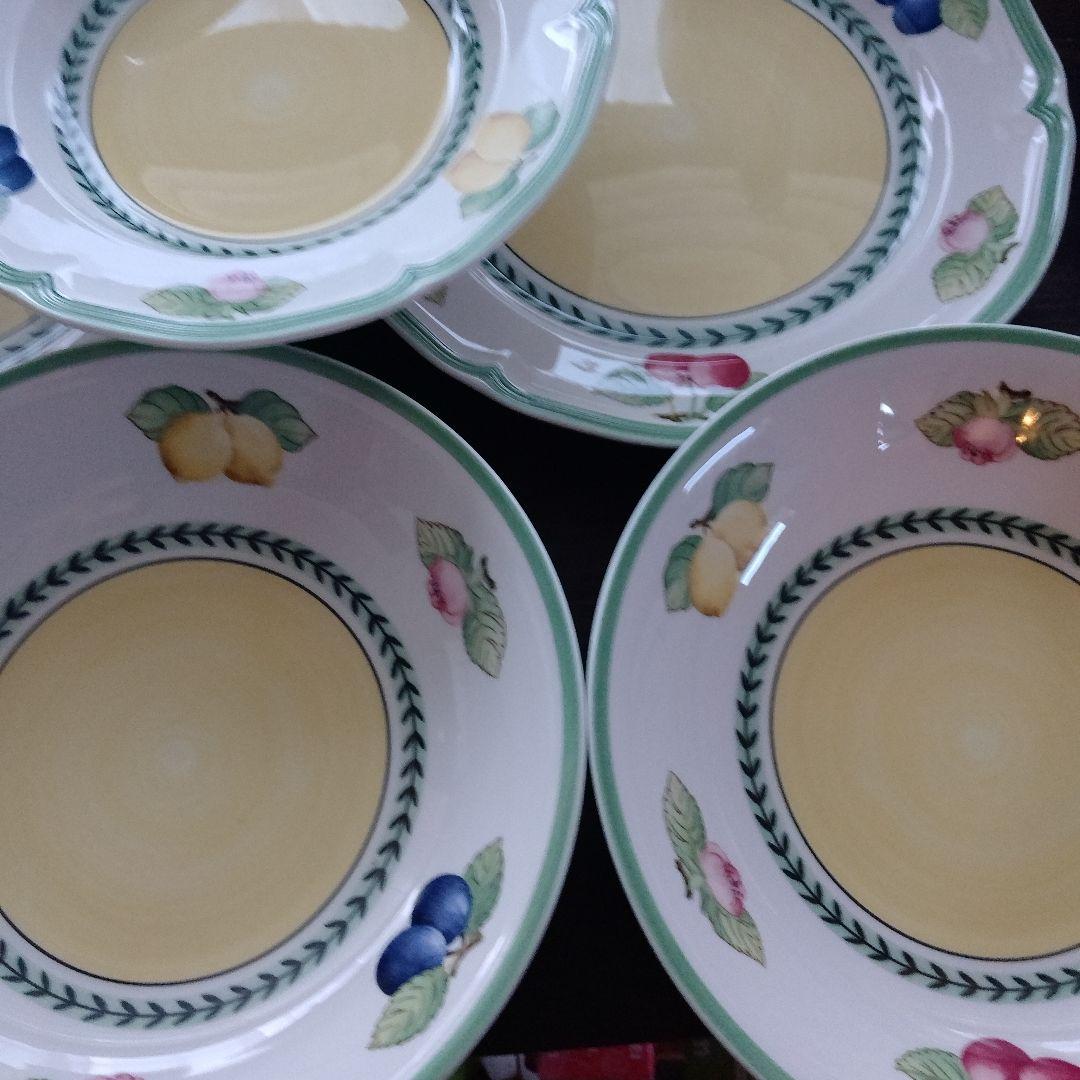 ビレロイ&ボッホ　フレンチガーデン　 2人用食器セット　3種類　6枚　ドイツ