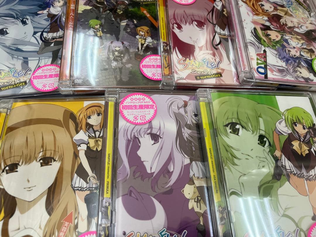 DVD　SHUFFLE! MEMORIES 全巻　未開封　シャッフル！