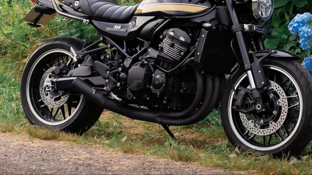 ARCHI 手曲げショート管マフラー(1ピース)z900rs