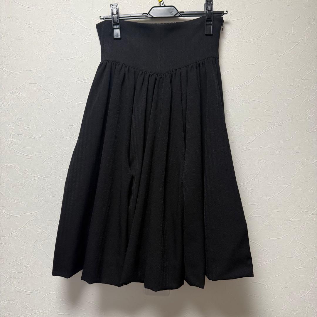 二次元と運命が交差するスカート ブラック