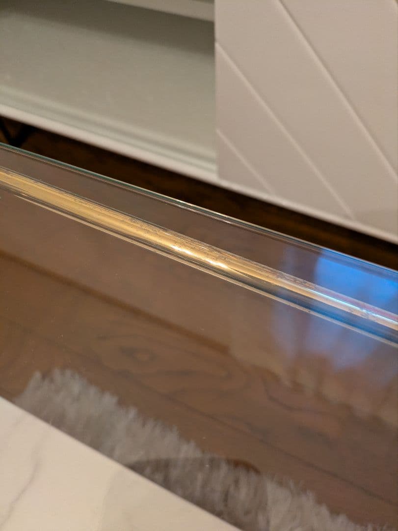 フランフラン　レガートコーヒーテーブルS ゴールド×マーブル