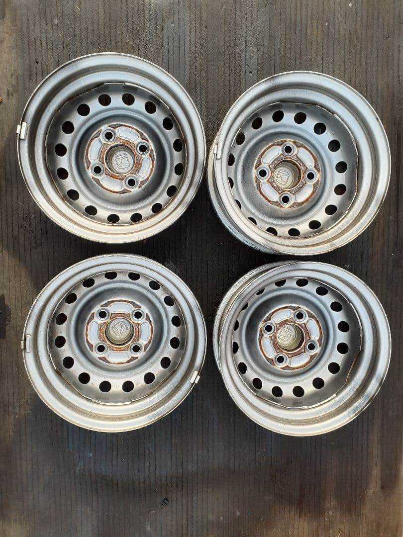 お*ー様 ホンダ純正 12インチ スチールホイール 鉄ホイール　軽トラ　軽バン