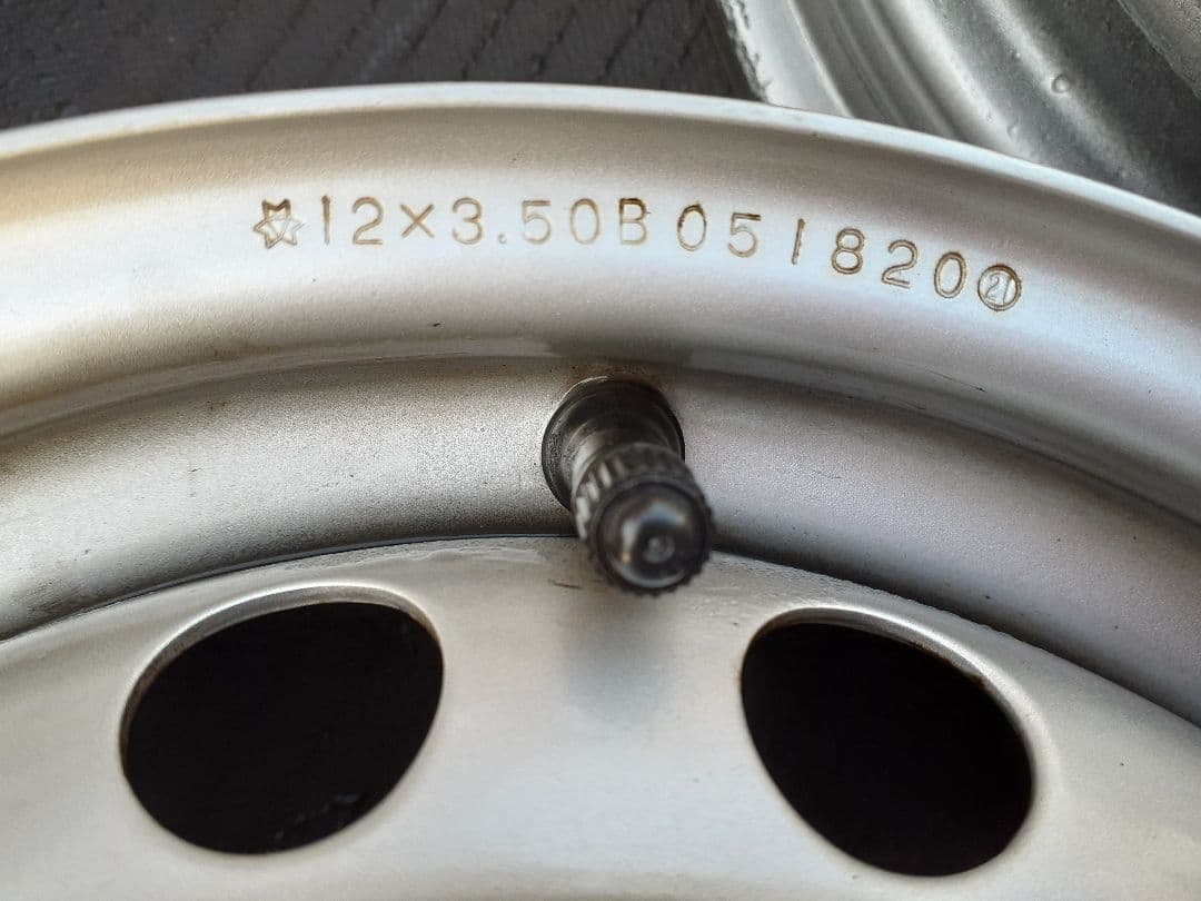 お*ー様 ホンダ純正 12インチ スチールホイール 鉄ホイール　軽トラ　軽バン