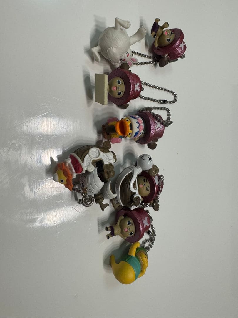 【ノブ】チョッパーキーホルダー6個ワンピースログコレクションDVD 24巻