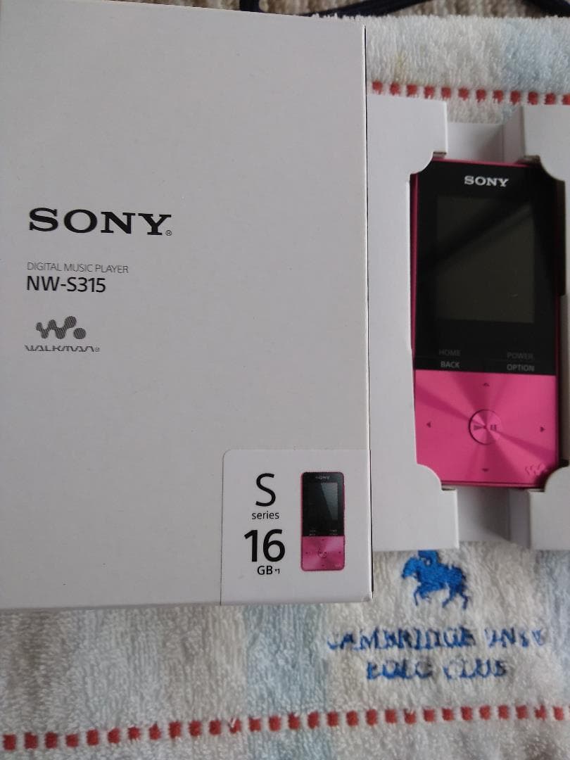 SONY ウォークマン　NW-S315　ビビットピンク　16GB