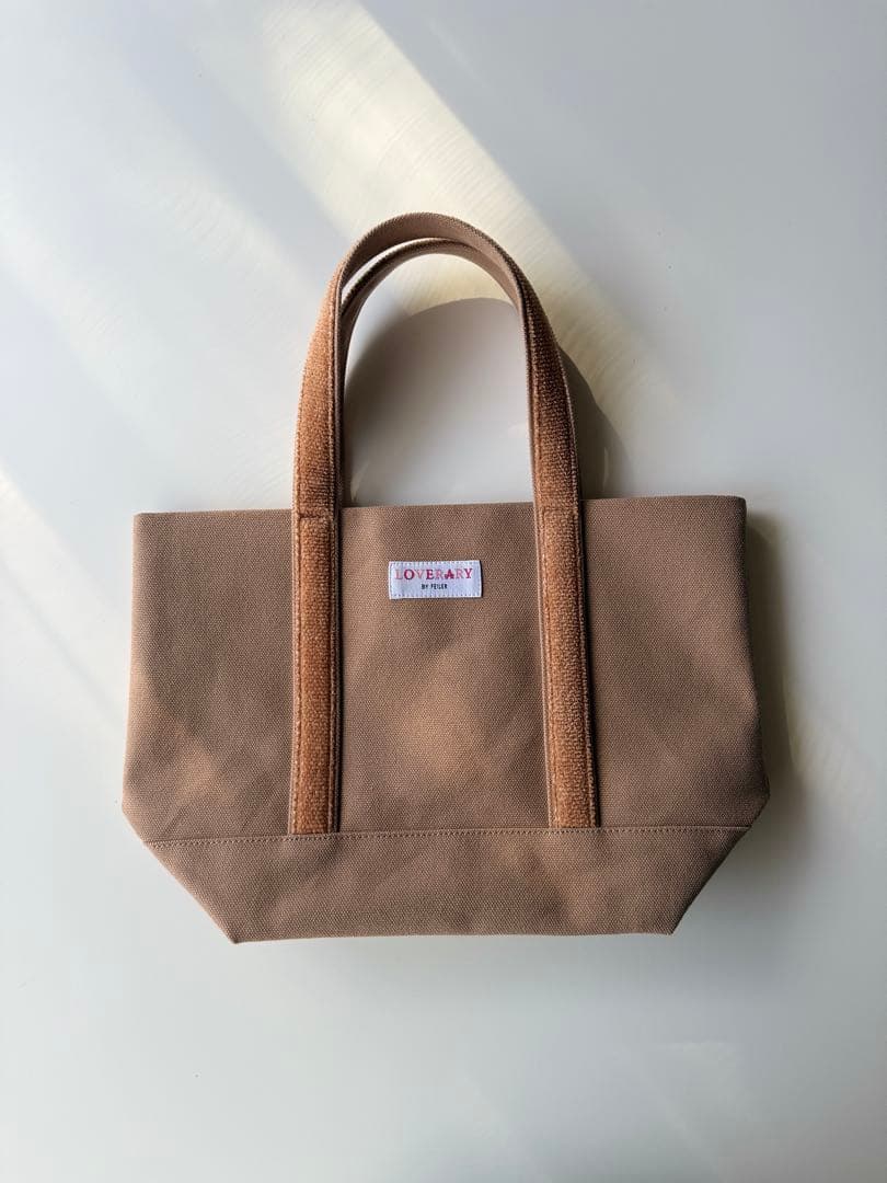 FEILER オールドテディワッペントートバッグ ベージュ 小