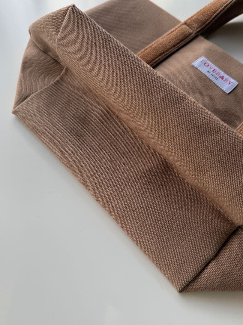 FEILER オールドテディワッペントートバッグ ベージュ 小