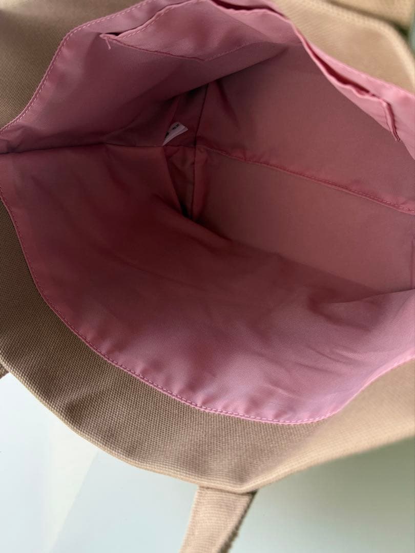 FEILER オールドテディワッペントートバッグ ベージュ 小