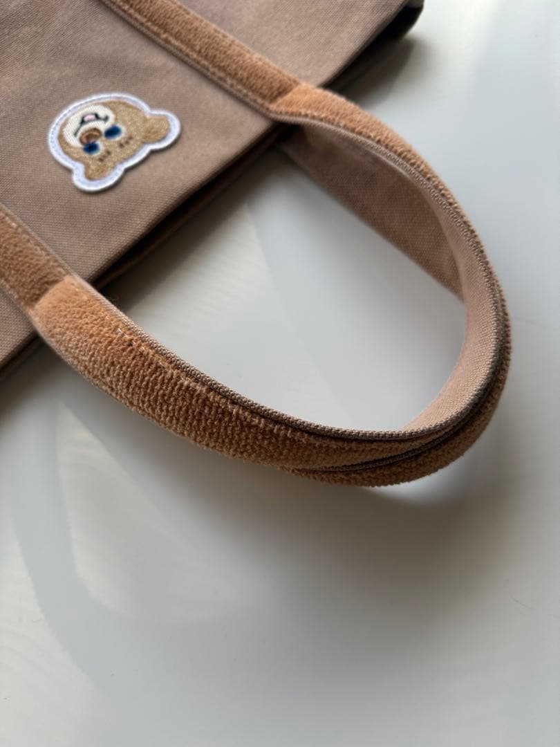 FEILER オールドテディワッペントートバッグ ベージュ 小