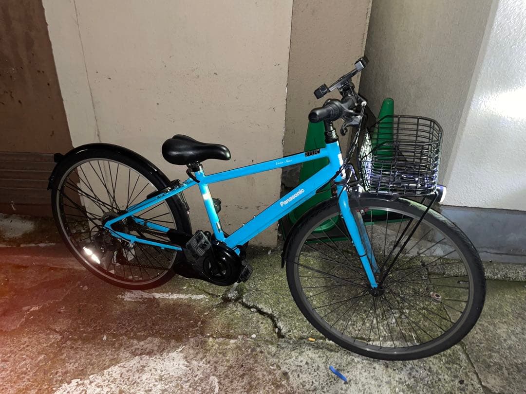 Panasonic 電動アシスト自転車 青　velostar