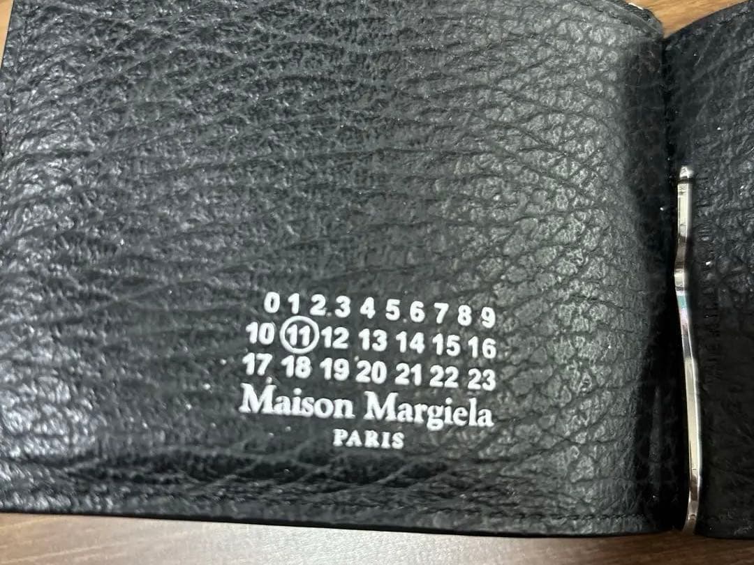 週末限定価格　メゾンマルジェラ　 マネークリップ　二つ折り財布