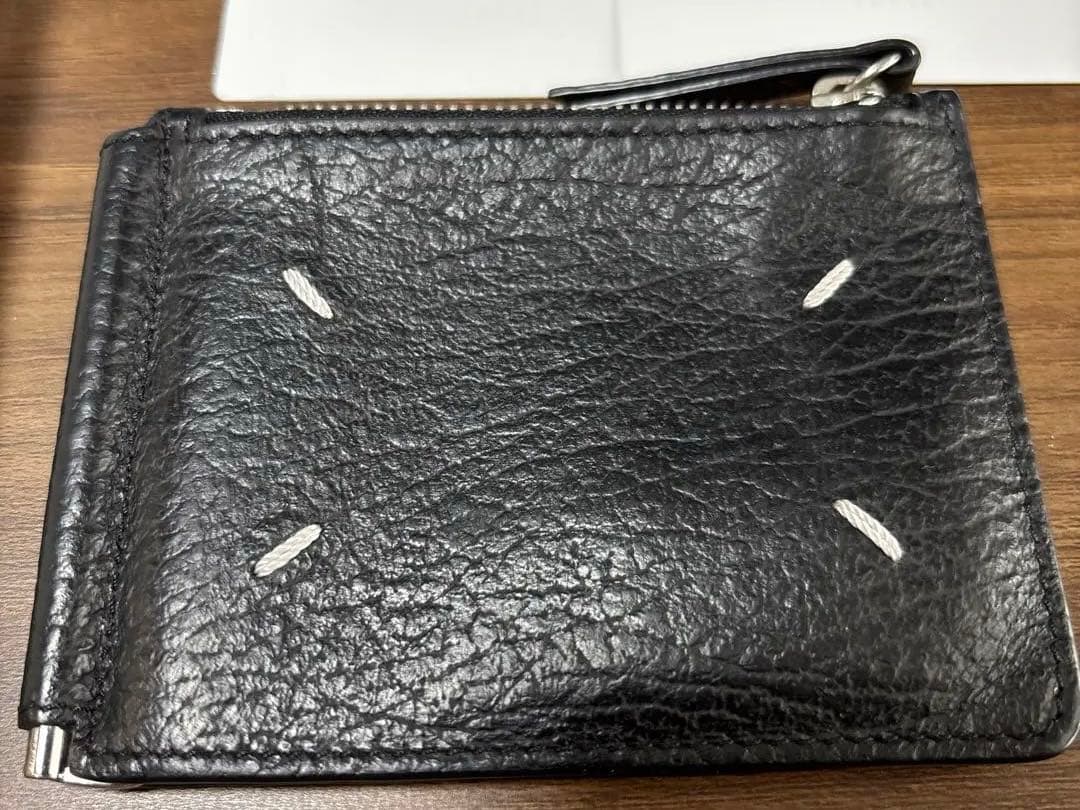 週末限定価格　メゾンマルジェラ　 マネークリップ　二つ折り財布