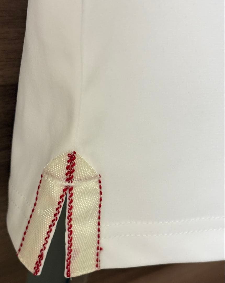 【極美品】ブリーフィング　シャツ　ハイネック　モックネック　ホワイト