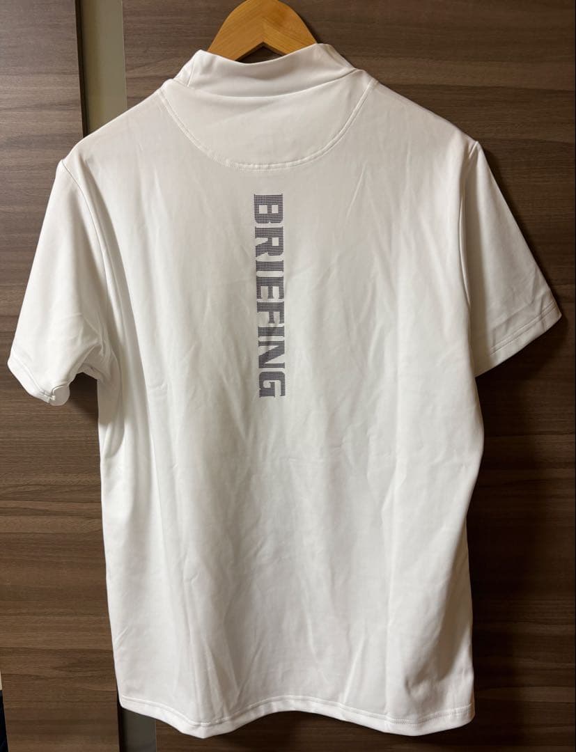 【極美品】ブリーフィング　シャツ　ハイネック　モックネック　ホワイト