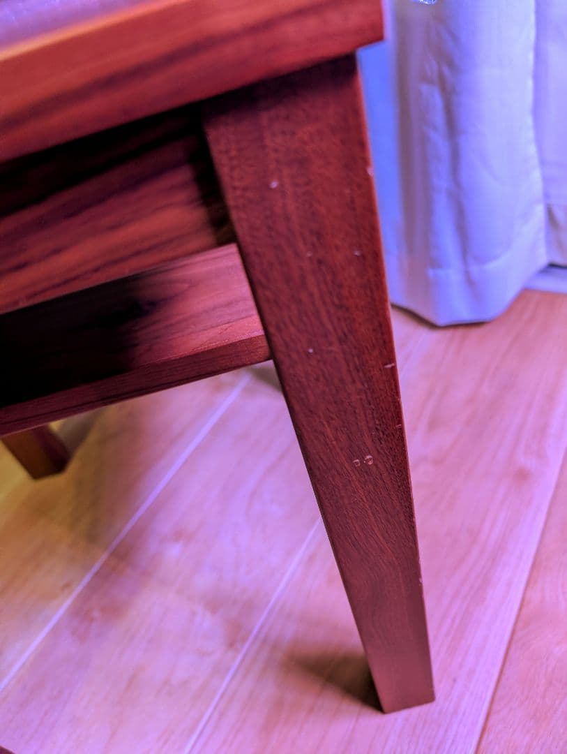 無印良品 無垢材サイドテーブルベンチ・板座・ウォールナット材 MUJI 天然木