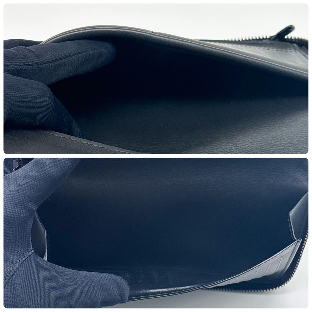 ルイヴィトン モノグラム エクリプス ヴェルティカル 財布 ブラック ジッピー