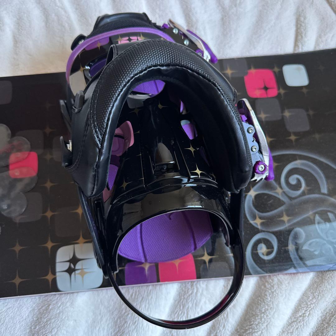 初心者オススメ　レディース　スノーボード　2点セット　 スウィベル 138cm